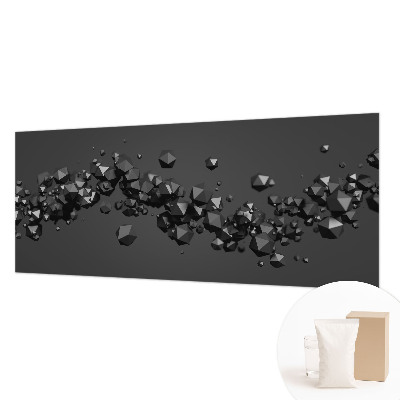 Nowoczesna fototapeta do salonu Czarne bryły