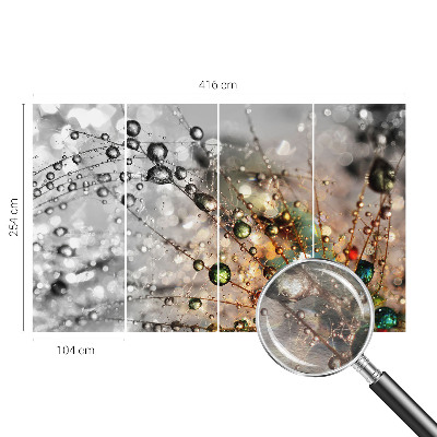 Dekoracyjna fototapeta na ścianę Rosę klejnoty