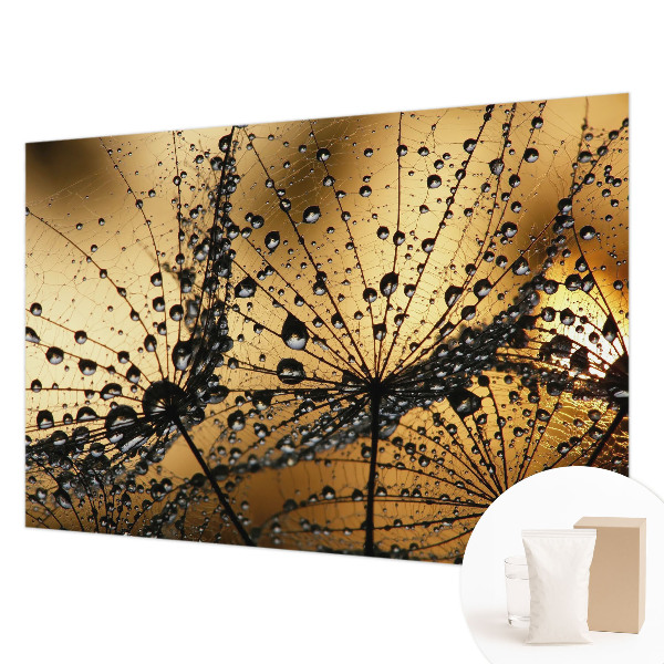 Fototapeta fizelinowa do sypialni Delikatne krople