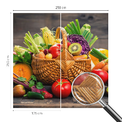 Tapeta fotograficzna z motywem owocowego bogactwa