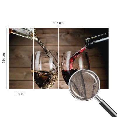 Fototapeta na ścianę Kieliszki wina