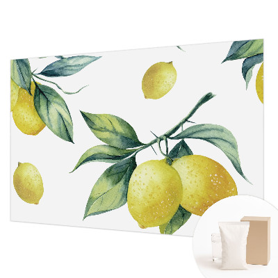 Tapeta fotograficzna fizelinowa Cytrynowy motyw