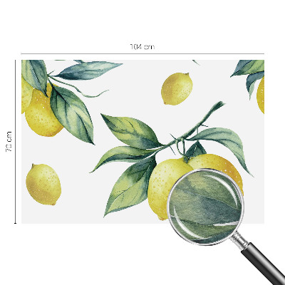 Tapeta fotograficzna fizelinowa Cytrynowy motyw