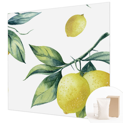 Tapeta fotograficzna fizelinowa Cytrynowy motyw