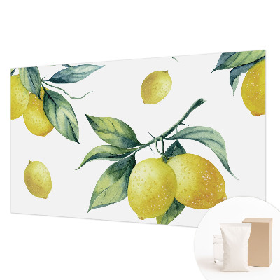 Tapeta fotograficzna fizelinowa Cytrynowy motyw