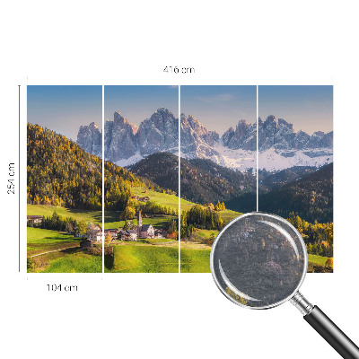 Fototapeta fizelinowa do sypialni z motywem górskiego pejzażu
