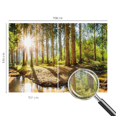Fototapeta na ścianę z motywem leśnej idylli
