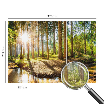 Fototapeta na ścianę z motywem leśnej idylli
