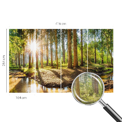 Fototapeta na ścianę z motywem leśnej idylli