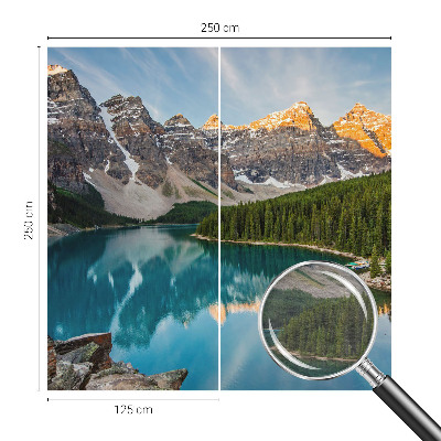 Tapeta fotograficzna z motywem górskiego odbicia
