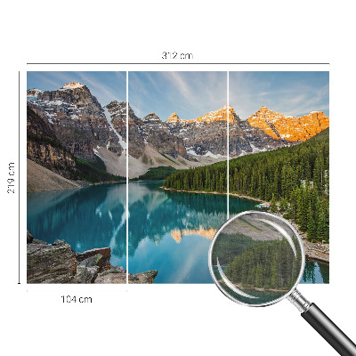 Tapeta fotograficzna z motywem górskiego odbicia