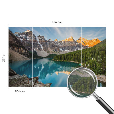 Tapeta fotograficzna z motywem górskiego odbicia