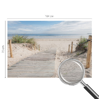 Tapeta fotograficzna fizelinowa Drewniany chodnik