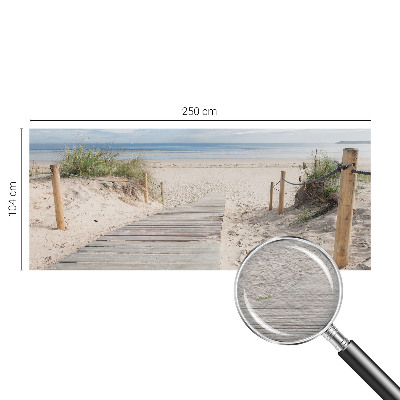 Tapeta fotograficzna fizelinowa z motywem drewnianego chodnika