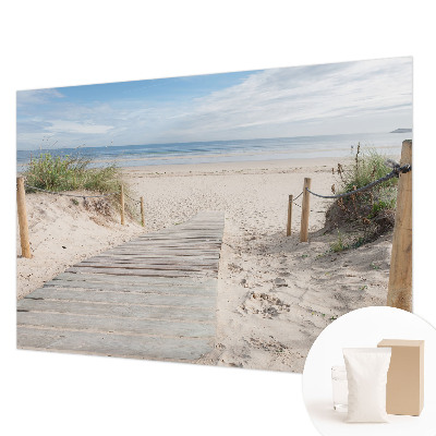 Tapeta fotograficzna fizelinowa Drewniany chodnik