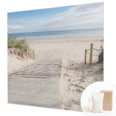 Tapeta fotograficzna fizelinowa Drewniany chodnik