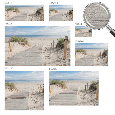 Tapeta fotograficzna fizelinowa z motywem drewnianego chodnika