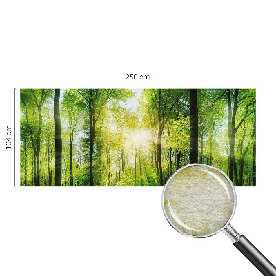 Nowoczesna fototapeta do salonu z motywem leśnej harmonii
