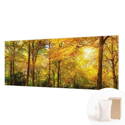 Fototapeta fizelinowa z nadrukiem Złote liście