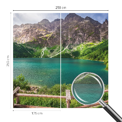 Fototapeta fizelinowa z nadrukiem z motywem krajobrazu górskiego