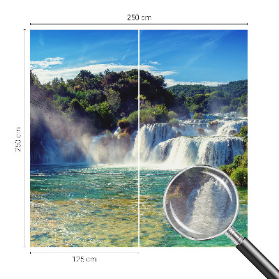 Fototapeta fizelinowa do sypialni Wodospad krajobraz