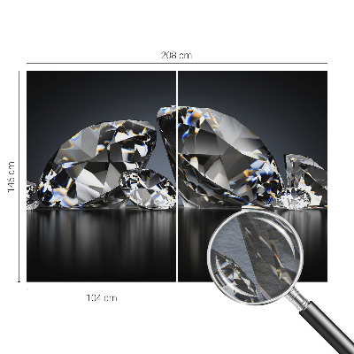 Nowoczesna fototapeta do salonu Kryształowe piękno