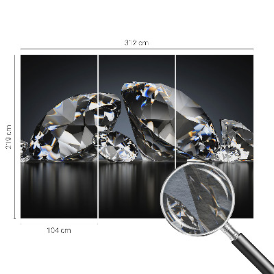 Nowoczesna fototapeta do salonu Kryształowe piękno