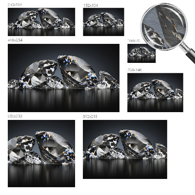 Nowoczesna fototapeta do salonu Kryształowe piękno