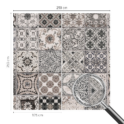 Dekoracyjna fototapeta na ścianę Dekoracyjna fototapeta na ścianę Wzory kafelkowe