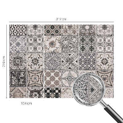 Dekoracyjna fototapeta na ścianę Dekoracyjna fototapeta na ścianę Wzory kafelkowe