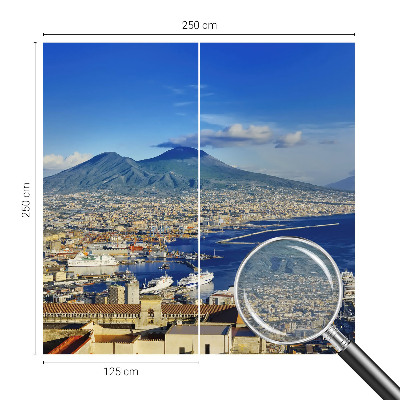 Fototapeta fizelinowa do sypialni z panoramicznym widokiem nadmorskim