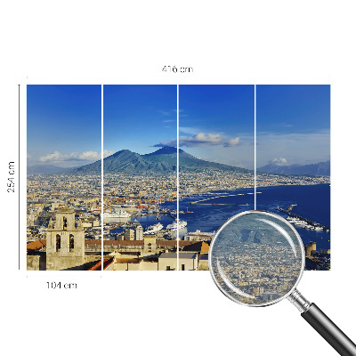 Fototapeta fizelinowa do sypialni z panoramicznym widokiem nadmorskim