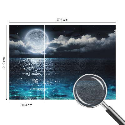Tapeta fotograficzna z motywem nocnego morza