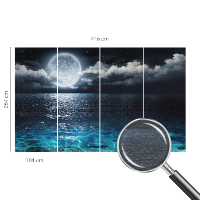 Tapeta fotograficzna z motywem nocnego morza