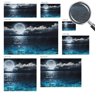 Tapeta fotograficzna z motywem nocnego morza