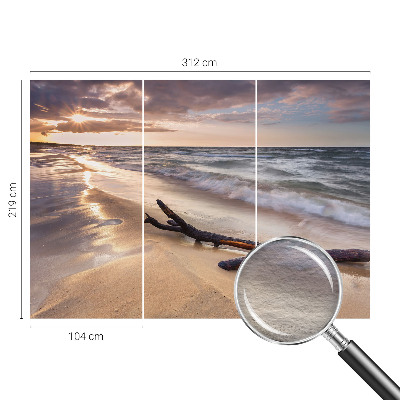 Dekoracyjna fototapeta na ścianę z motywem zachodniej plaży