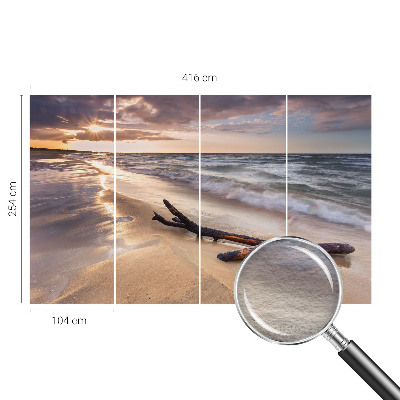 Dekoracyjna fototapeta na ścianę z motywem zachodniej plaży
