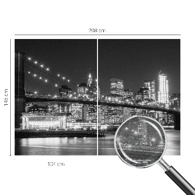 Nowoczesna fototapeta do salonu Nowoczesna fototapeta do salonu Nocna panorama