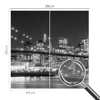 Nowoczesna fototapeta do salonu Nowoczesna fototapeta do salonu Nocna panorama