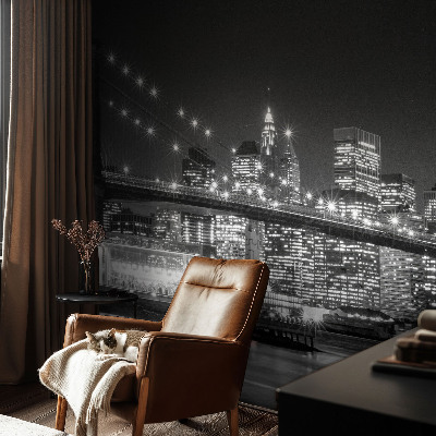 Nowoczesna fototapeta do salonu Nowoczesna fototapeta do salonu Nocna panorama