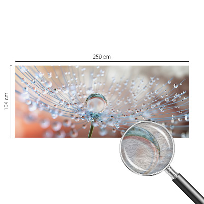 Fototapeta fizelinowa z nadrukiem Kropla na dmuchawcu