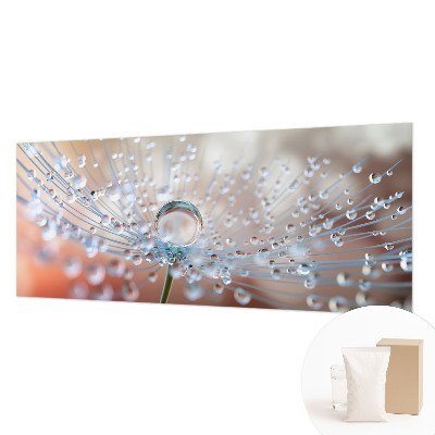 Fototapeta fizelinowa z nadrukiem Kropla na dmuchawcu