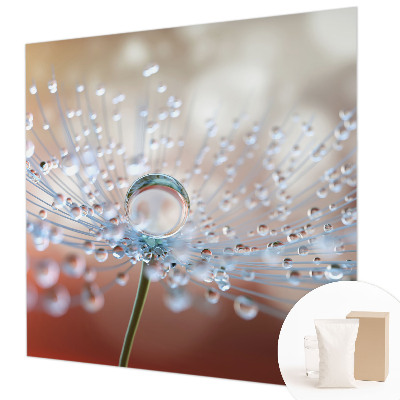 Fototapeta fizelinowa z nadrukiem Kropla na dmuchawcu