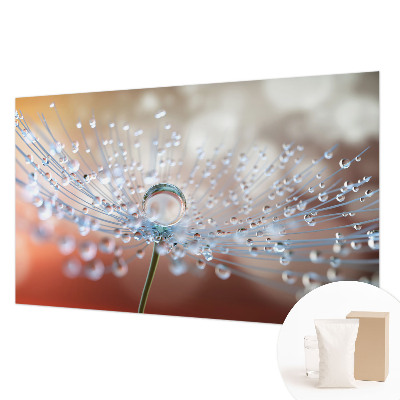 Fototapeta fizelinowa z nadrukiem Kropla na dmuchawcu