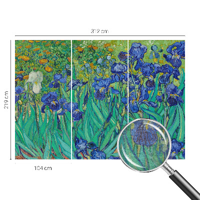 Tapeta fotograficzna fizelinowa Kwiaty ogrodowe