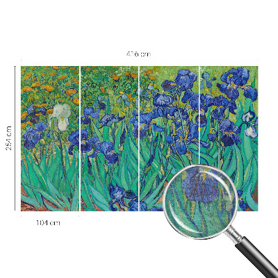 Tapeta fotograficzna fizelinowa Kwiaty ogrodowe