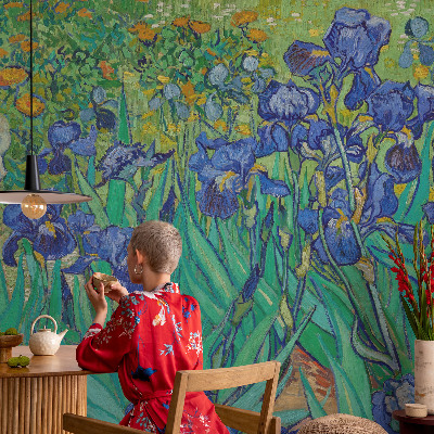 Tapeta fotograficzna fizelinowa Kwiaty ogrodowe