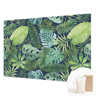 Fototapeta fizelinowa do sypialni Tropikalne liście