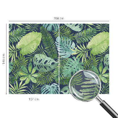 Fototapeta fizelinowa do sypialni Tropikalne liście