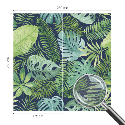 Fototapeta fizelinowa do sypialni Tropikalne liście